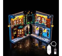 Ensemble d'éclairage LED compatible avec Lego 10351 Sherlock Holmes : Book Nook (pas de modèle), variateur tactile compatible avec Lego Sherlock Holmes Book Nook