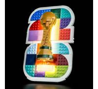 Ensemble d'éclairage LED Compatible avec Lego 43032 Coupe du Monde de la FIFA 2026 Emblème Officiel (Pas modèle), kit d'éclairage de décoration Compatible avec Lego FIFA World Cup 2026 Emblème