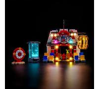Ensemble d'éclairage LED compatible avec Lego 75637 Buggy La tente de cirque du clown (pas de modèle), kit d'éclairage de décoration compatible avec Lego Buggy The Clown's Circus Tent Creative Toy