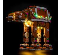 Ensemble d'éclairage LED compatible avec Lego Gingerbread at-at Walker 40806 (pas de modèle), kit d'éclairage de décoration compatible avec Lego Gingerbread at-at Walker Building Block Model