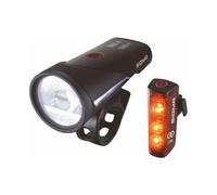 Ensemble D'éclairage - Sigma - Sset Rechargeable - Noir - Plastique