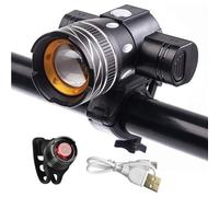 Ensemble D'éclairages De Vélo, Éclairages De Vélo Rechargeables Usb Ultra-Lumineux, Éclairages De Vélo De Route Et De Montagne Étanches