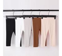 Ensemble décontracté à la mode minimaliste pour bébé garçon, nouveau design de leggings en tissu côtelé fin et très extensible pour le printemps et l'automne 6-9M,9-12M,12-18M,18-24M,2-3Y,3-6MÉtoffe