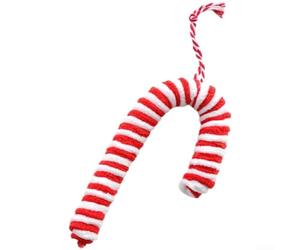 Ensemble Décoration Sapin Noël Tissu Sucette Canne Plusieurs Formes | Toucher doux pour ambiance festive Art contemporain pour intérieur Finitions boules et cannes Tailles 31x11cm et 25x8cm