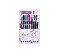 Tombow Ensemble d'écriture Advanced Lettering G – Kit de calligraphie noir