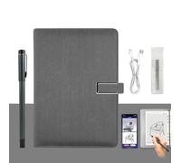 Ensemble d'écriture intelligent alimenté par XNote-AI, avec synchronisation en temps réel et Bluetooth 5.0, carnet numérique, pour écrire et dessiner, carnet intelligent réutilisable(Gray)