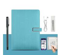 Ensemble d'écriture intelligent alimenté par XNote-AI, avec synchronisation en temps réel et Bluetooth 5.0, carnet numérique, pour écrire et dessiner, carnet intelligent réutilisable(Sky blue)