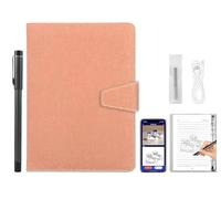 Ensemble d'écriture Intelligent XNote alimenté par l'IA, Tablette Papier E-Ink avec synchronisation en Temps réel avec l'application, carnet Intelligent réutilisable pour Les réunions(Pink)