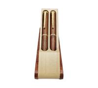 Ensemble d'écriture stylo plume signatures bois gel cadeau d'affaires lisse fournitures scolaires de bureau fontaine d'affaires papeterie gel fournitures scolaires