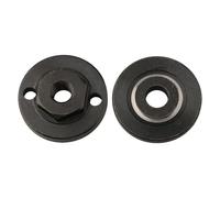 Ensemble d'écrous à bride extérieure hexagonale M10 100 avec plaque de pression pour lames internes de 20, 22, 22,2 mm, compatible avec fente de 125 mm, installation de 12 mm, construction en métal