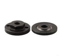 Ensemble d'écrous à bride extérieure pour meuleuse d'angle avec configuration M10 et plusieurs tailles de plaques de pression pour plus de précision (M10 + 20 mm)