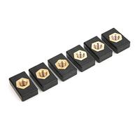Ensemble d'Écrous Carrés 6 Pièces en Alliage Léger Accessoires Kayak Canoë Crémaillère Rack Adaptateur Rail Pour Paddle Sports Nautiques