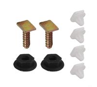 Ensemble d'écrous de fixation pour arche de roue avant compatible avec Corsa C, kit de retenue de moulage d'aile en plastique pour réparation de carrosserie extérieure