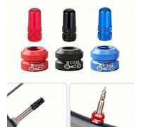 Ensemble d'écrous de valve de vélo, capuchon d'écrou de valve de vélo de montagne et de route "mouche morte", capuchon de valve de pneu à vide, écrou de fixation antidérapant en alliage d'aluminium, c