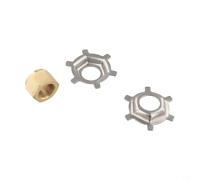Ensemble d'écrous et rondelles de languettes pour moteurs hors-bord Mercury de 65 HP à 225 CV conçus pour remplacer les écrous OEM rouillés ou endommagés, y compris 11-52707Q1