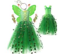 Ensemble Déguisement Fée Pour Filles Tenue De Fête Et De Cosplay Avec Ailes