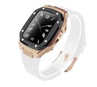Ensemble d'élastiques de boîtier de montre en acier inoxydable ， pour bande 40mm 44 mm 45 mm 41 mm Watch ， pour la série 9 8 7 6 SE 5 4 Mise à jour du kit de modification de la sangle Remplacer