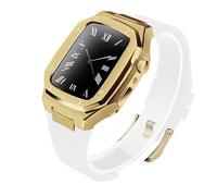 Ensemble d'élastiques de boîtier de montre en acier inoxydable , pour bande 40mm 44mm 45 mm 41 mm montre , pour la série iwatch 9 8 7 6 SE 5 4 Mise à jour du kit de modification de la sangle