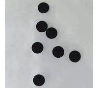 Ensemble d'électrodes en polymère mince A-Carbon for cellules à trois électrodes(D1.0cm 10)
