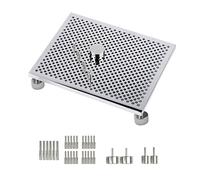 Ensemble d'emballage de fils pour la fabrication de bijoux en aluminium - Gabarit de fil - Outil de bouclage de fils - Planche à plier pour projets
