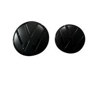 Ensemble d'Emblèmes VW Golf 8, Noir Mat, Logo Avant et Arrière, 2 Pièces