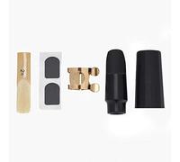 Ensemble D'embouchure De Saxophone Soprano En Abs, Ensemble D'embouchure De Saxophone Avec Capuchon ¡§¡è Boucle En M¡§|tal Pads Reed Instruments De Musiq