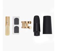 Ensemble D'embouchure De Saxophone Soprano En Abs, Ensemble D'embouchure De Saxophone Avec Capuchon ¡§¡è Boucle En M¡§|tal Pads Reed Instruments De Musiq