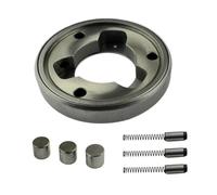 Ensemble d'embrayage de démarreur unidirectionnel, roulement à Billes de Volant d'inertie, Rouleau de 2,5 mm, Compatible avec Les pièces de Moto Automobile GN250 GZ 250 E TU250(Flywheel and Beads)