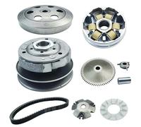Ensemble d'embrayage GY6 50 cc, ensemble d'embrayage et kits de variateur avec courroie 669 729, convient pour moteur 139QMB GY6 50 cc, scooter ATV et Go Karts Taotao Roketa Sunl