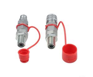 Ensemble d'embrayage hydraulique en acier au carbone résistant à la rouille | Bar pression de travail, conception anti-fuite, noyau de valve bidirectionnel, connexion rapide