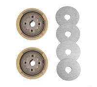 Ensemble d'embrayage pour Mikasa pour moteur mt-72FW EH12 - Kit de pièces robustes de transmission de puissance efficace 15 x 80 mm (2 ensembles)
