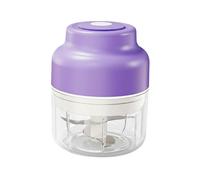 Ensemble d'Eminceur Électrique d'Ail, Mini Hachoir Portable 2025, Outil Électrique pour Hacherie de Nourriture, Hachoir Sans Fil, Rechargeable par USB pour Écraser Oignons, Ail, Piments, Gingembre