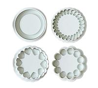 Ensemble d'emporte-pièces compacts, moules de cuisson faciles à utiliser, emporte-pièces en forme de de chocolat avec fonction façonneur de pâte, outils pour biscuits, emporte-pièces avec design