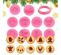 Ensemble D'Emporte-Pièces Et Découpes À Biscuits De Noël Moules À Pâte En | Formes D'Emporte-pièces À Biscuits Pour Fête de Noël Pâtisseries Cuisson Maison e