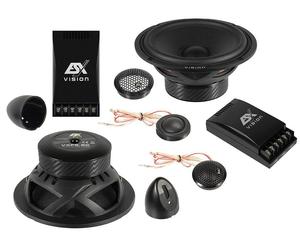 Ensemble d'enceintes compo 2 voies ESX VXP 6.2C 16,5 cm (6.5") 250 watts VISI...