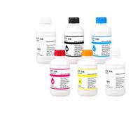 Ensemble d'encre DTF Compatible avec Film d'imprimante directe, 6 pièces, 250ML, Compatible avec L1800 L800 L805 DX5 DX7 I3200 I4720 I5113, tête d'impression DTF 1BK 1C 1M 1Y 2WH(Eco-BK-C-M-Y-2WH)
