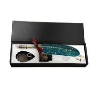 Ensemble d'encre et plume de fournitures d'écriture vintage | Stylos à plume pour débutants pour écrivains, auteurs, lecteurs, peintres, étudiants, enseignants, journaux, collectionneurs