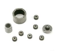 Ensemble d'engrenages à vitesse unique pour perceuse électrique 12 V, boîte de vitesses de réduction en métal avec anneau Sun Planet et manchon de roulement, pièces de rechange argentées