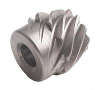 Ensemble d'engrenages biseautés en spirale de rechange pour meuleuse d'angle, design de dents en spirale en métal, compatible avec les modèles 9554NB/9555NB/9556NB/9557NB/9558NB, gris foncé