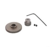 Ensemble d'engrenages de moteur sans balais pour voitures SCY RC 16101 16102 Pièces de rechange à pignon anodisé dur 14 x 11 x 2 cm (6307+08)
