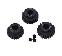 Ensemble d'engrenages de pignon de voiture RC 1/10 1/8, composant de remplacement de module de moteur, trou intérieur, combinaison de boîte de vitesses durable antirouille, paquet (23 ~ soeur)