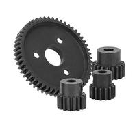 Ensemble d'engrenages de voiture RC, engrenage moteur 15T/17T/19T accessoires RC de train principal de voiture RC compatibles pour Traxxas Slash/E-Revo/T-Maxx