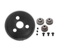 Ensemble d'engrenages RC de remplacement en métal 83T avec pignons 23T 25T 27T pour voiture RC TRAXXAS SLASH 1/10 2WD Rotation efficace Forte durabilité Faible bruit Facile à