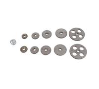 Ensemble d'engrenages Starrypxl Lathe 11pcs 17 dents moteur de dents roue de poulie T80 T60 T50 T40 T35 T30 OUTILS DE COUPE DE PRÉCISION