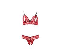 Ensemble Dentelle 2 Pièces Ouvert - Taille : S