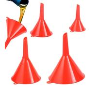 Ensemble d'entonnoir en plastique - Pocage des bouteilles de remplissage commodément | canettes à grande bouche Finnels avec porte-anneaux | entonnoirs de carburant de la bouche Widee