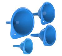 Ensemble d'entonnoirs de cuisine : entonnoirs encastrables pour un rangement facile, matériau résistant à la chaleur, antiadhésive, design compact et verser des sauces, des épices, des huiles