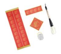 Ensemble d'entraînement antithétique avec chiffon d'écriture à l'eau, stylo pinceau et seau à laver pour adulte et étudiant