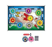 Ensemble d'entraînement de football pour enfants avec planche de but à suspendre et 2 sphères de football pour des exercices d'entraînement passionnants Coffret cadeau de sport pour enfants