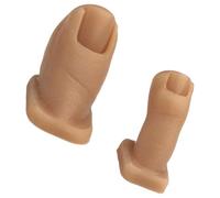 Ensemble d'entraînement des ongles d'orteils flexibles et réalistes avec design détachable pour entraînement professionnel de manucure professionnelle art sculpture des orteils